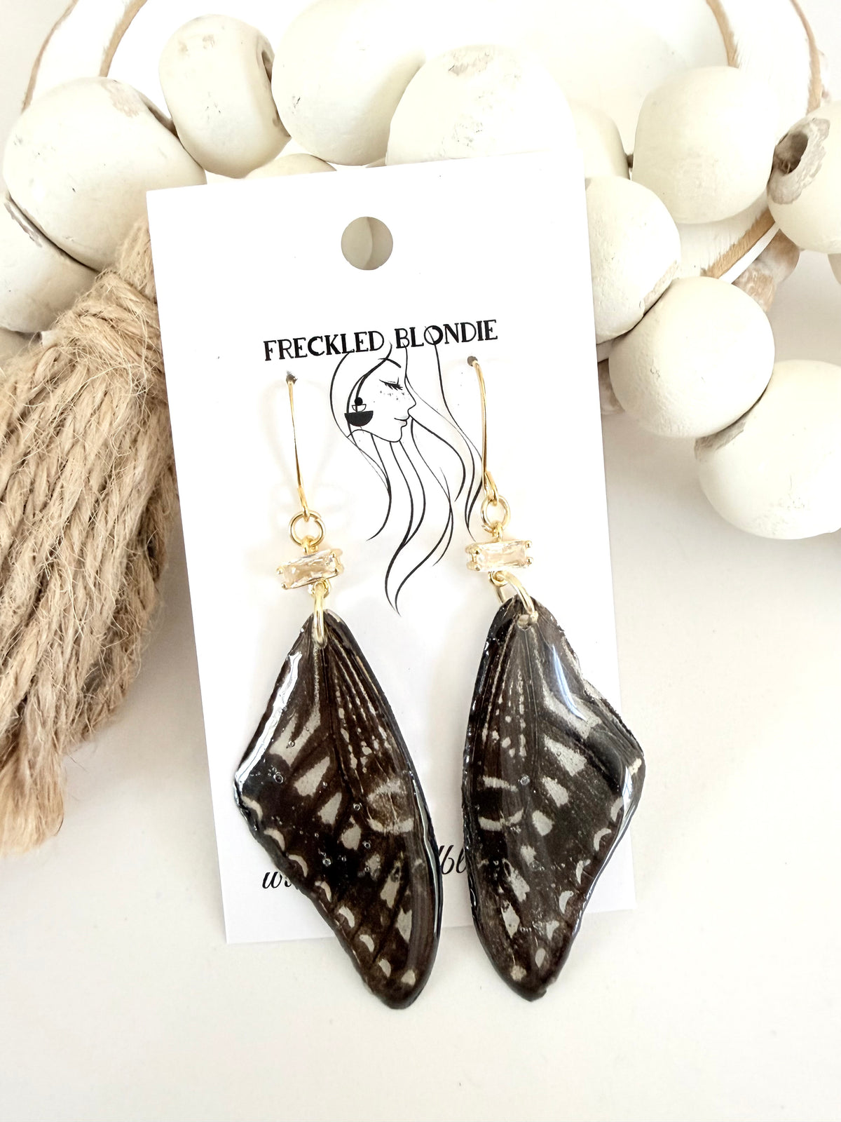 Dark Butterfly Dangles