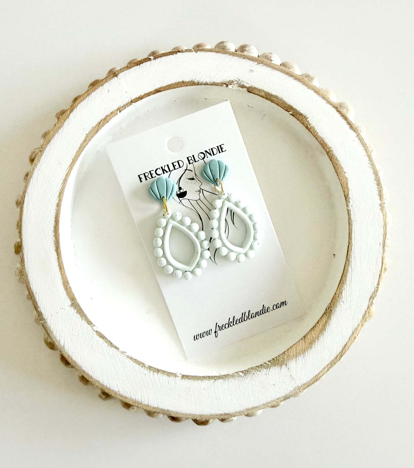 Sea Glass Drop Dangles