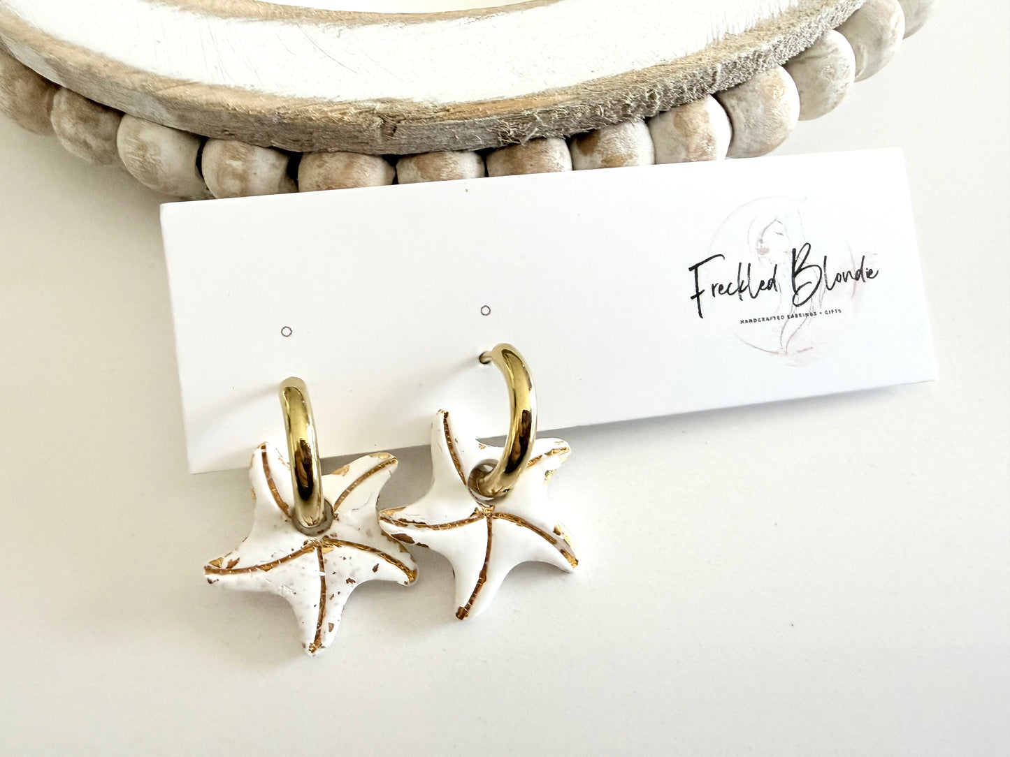 Golden Starfish Huggies