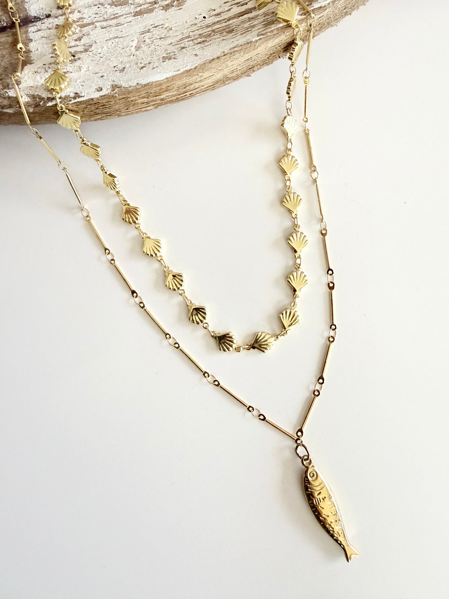 Golden Coast Shell Chain