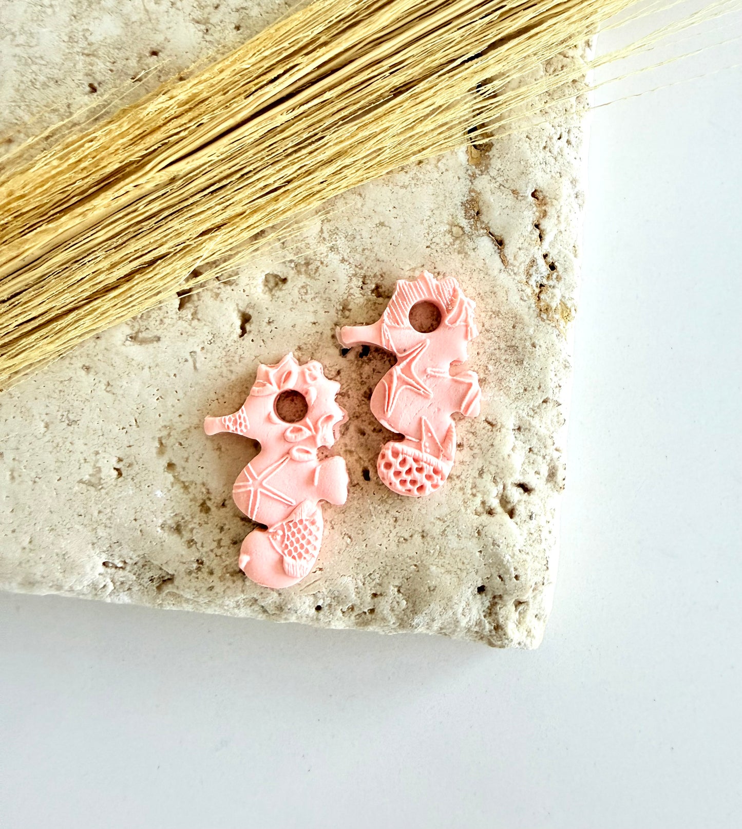 Seahorse Clay Charms