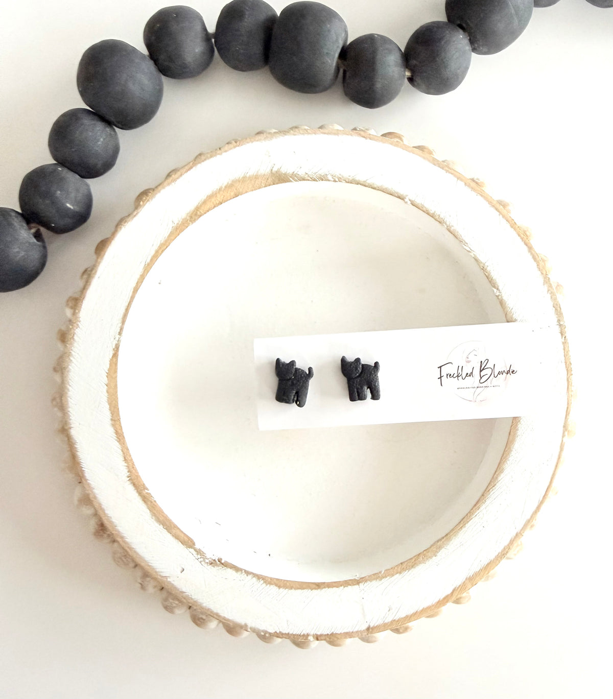 Black Cat Studs