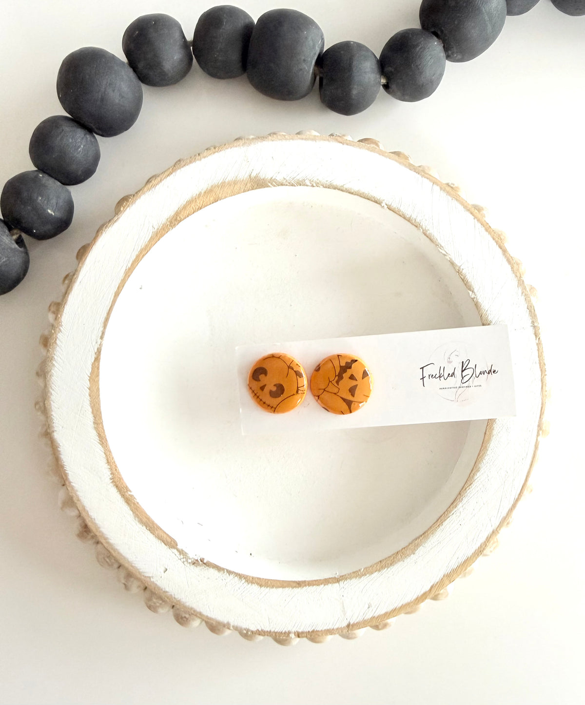 Jack O Lantern studs