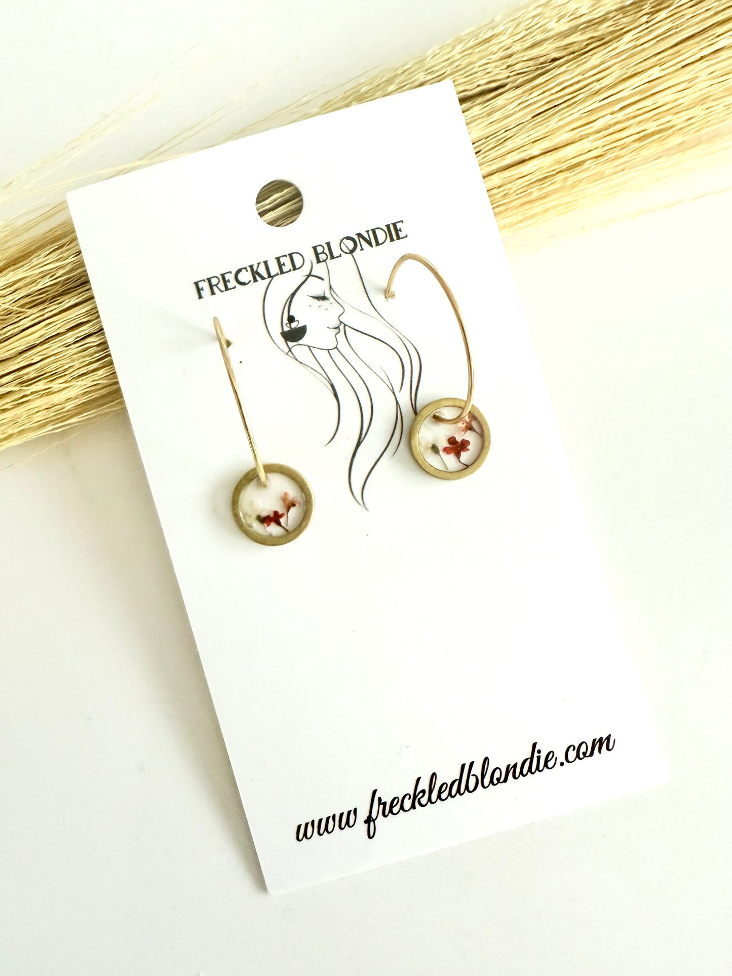 Mini Trio Dried Flower Hoops