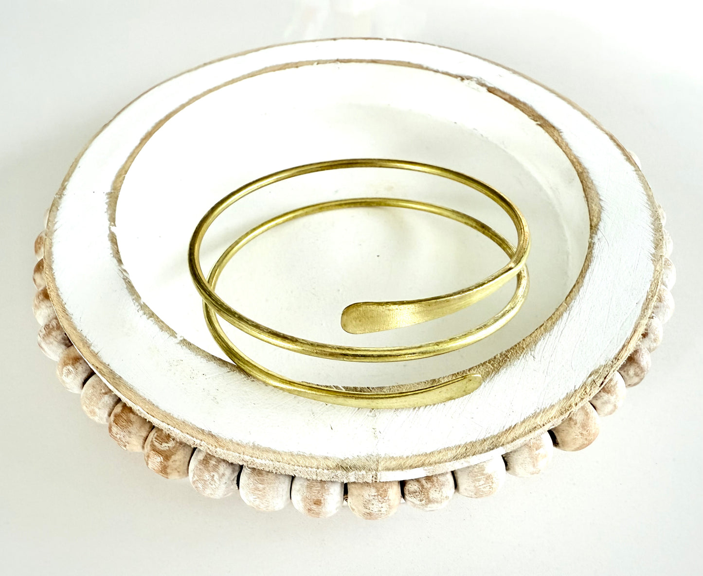 Triple Brass Bangle