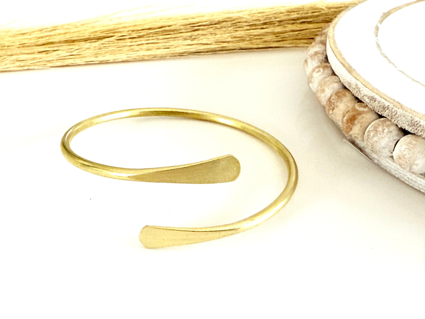 Double Brass Bangle