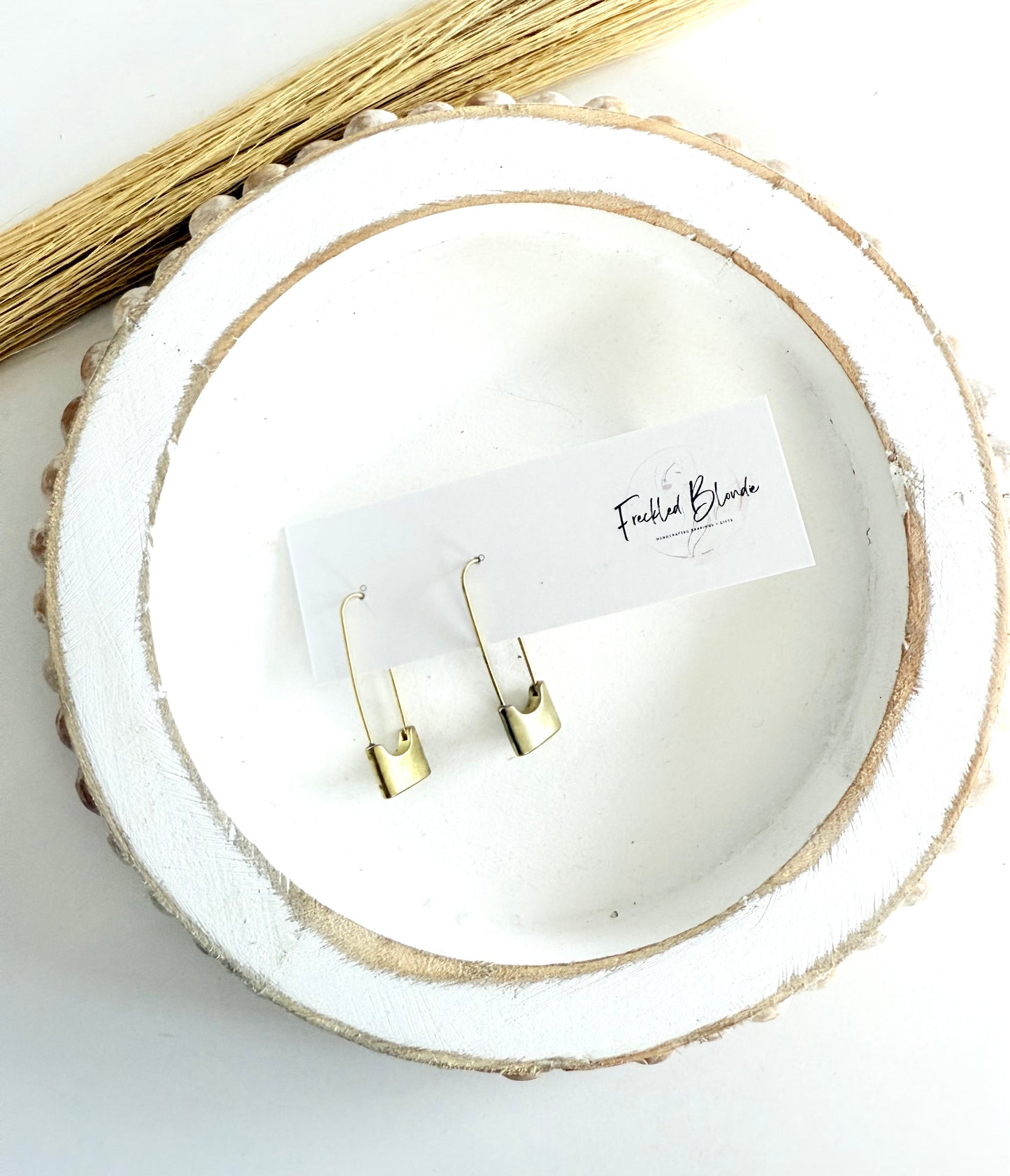 Brass Lock Hoops
