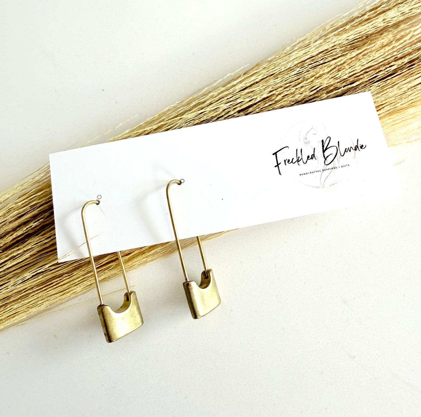 Brass Lock Hoops