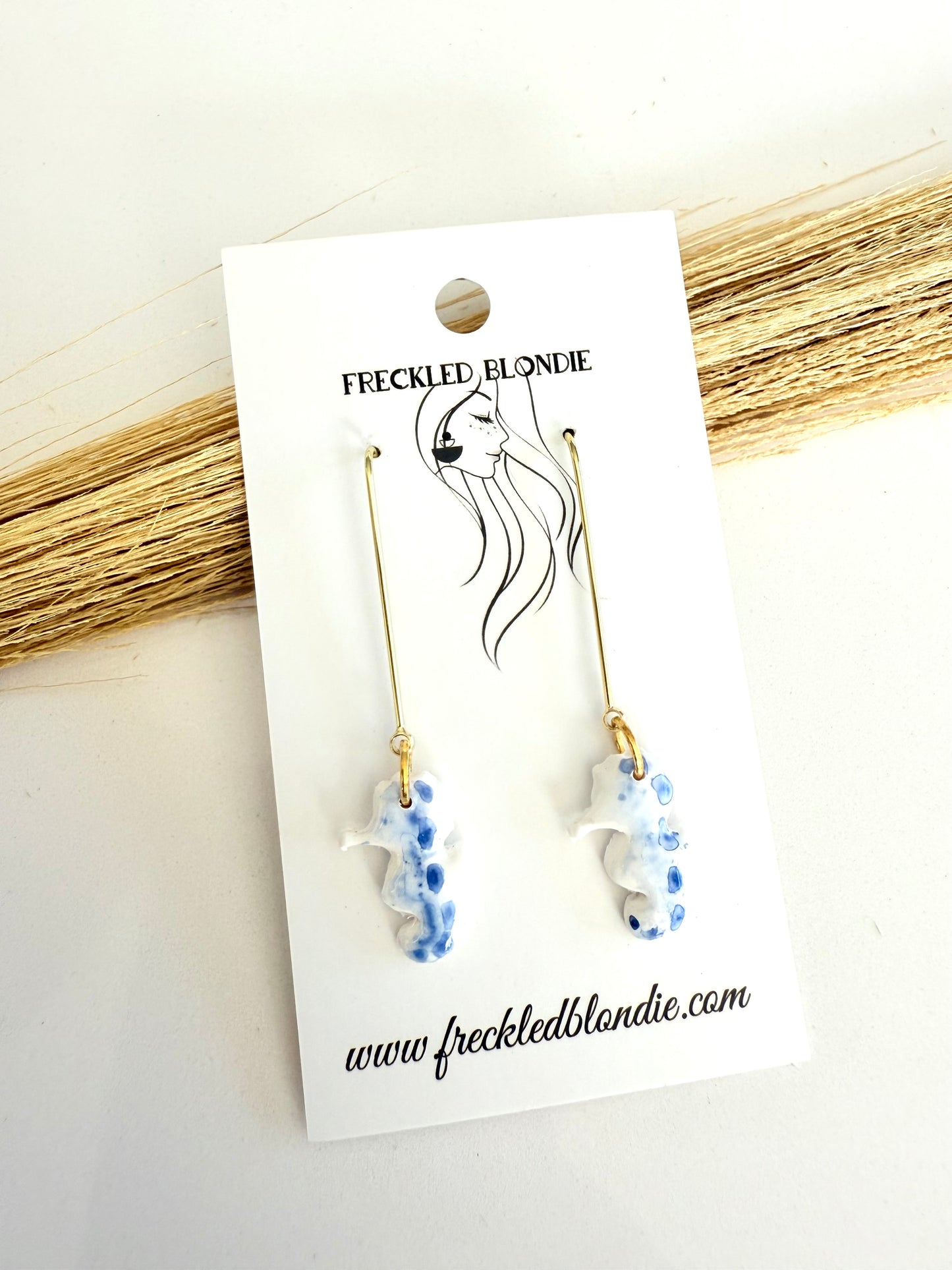 Coastal Charm Seahorse Dangles