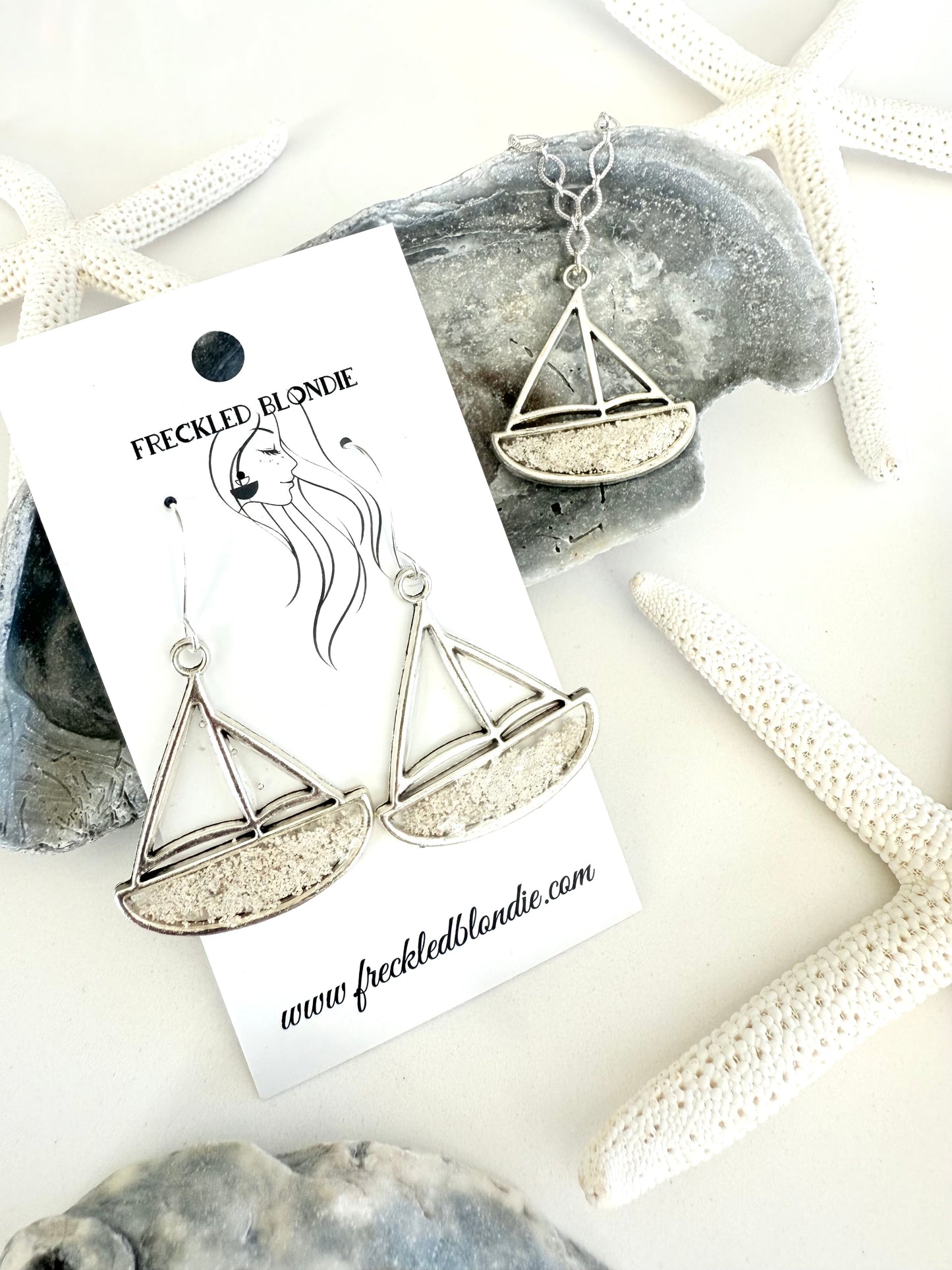 Sails of Bahia Honda Necklace