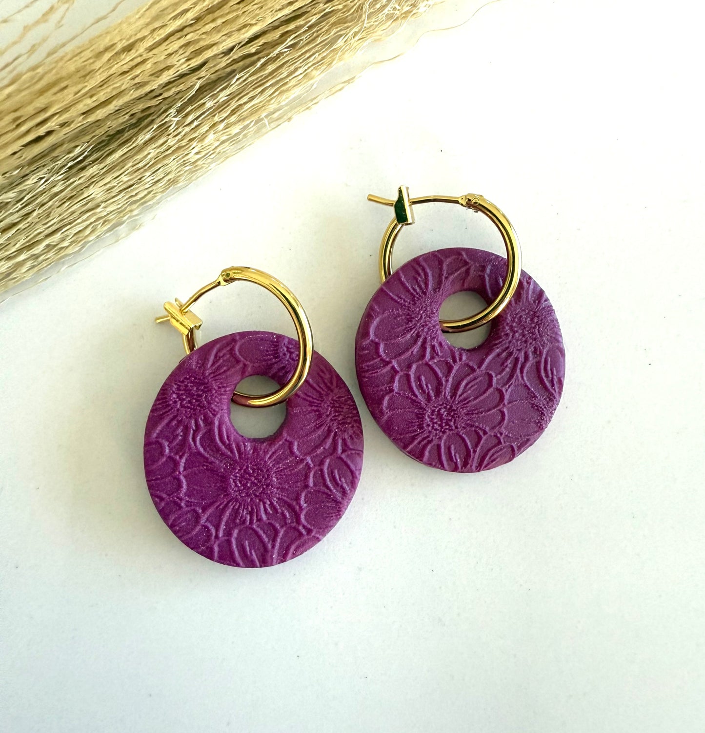 Maggie Clay Charms + Hoops