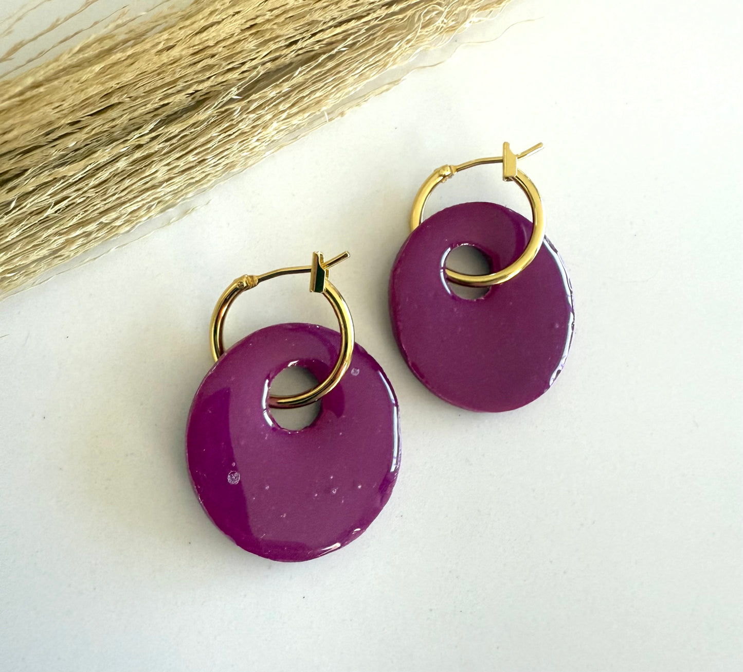 Maggie Clay Charms + Hoops
