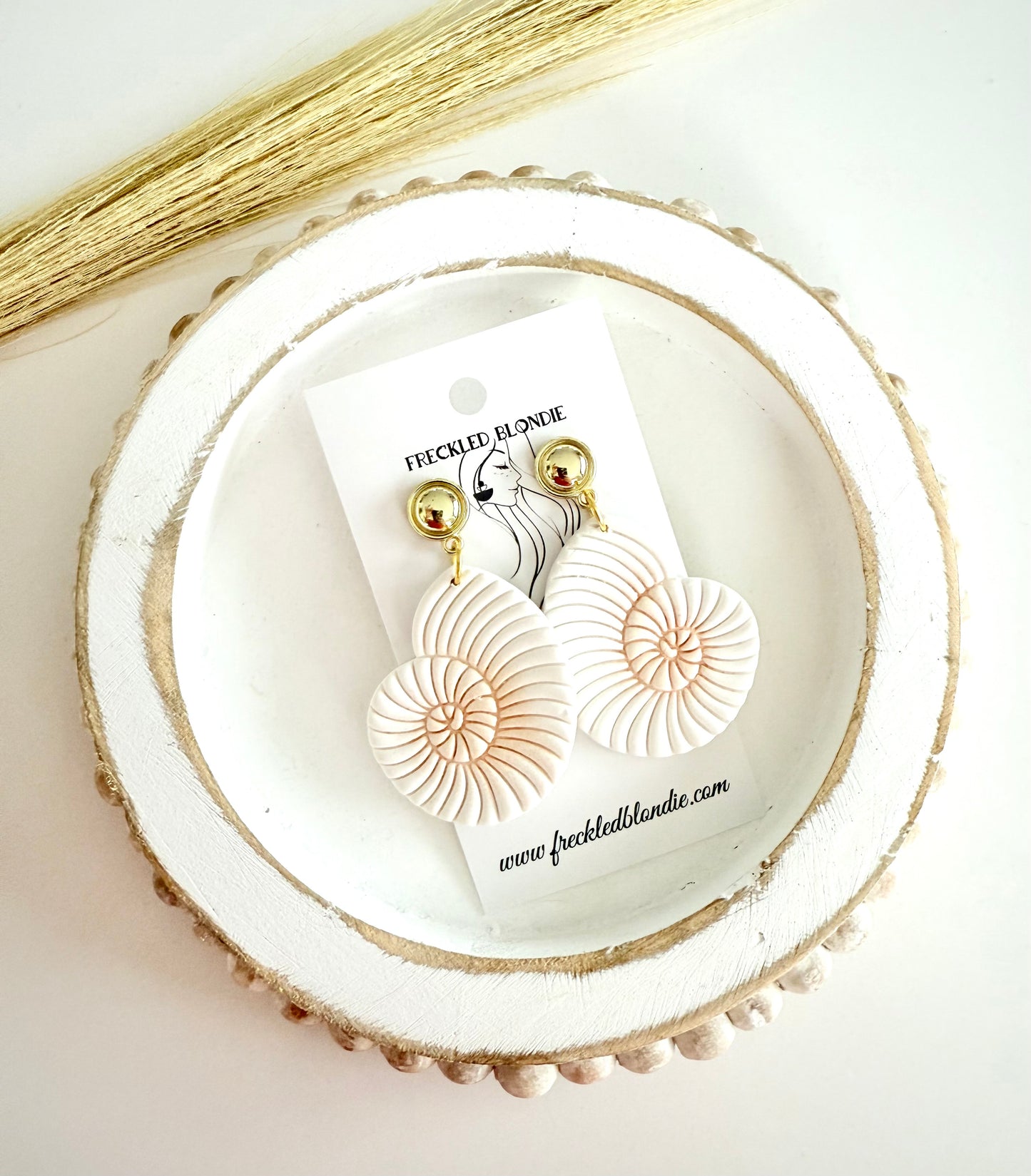 Nautilus Shell Dangles