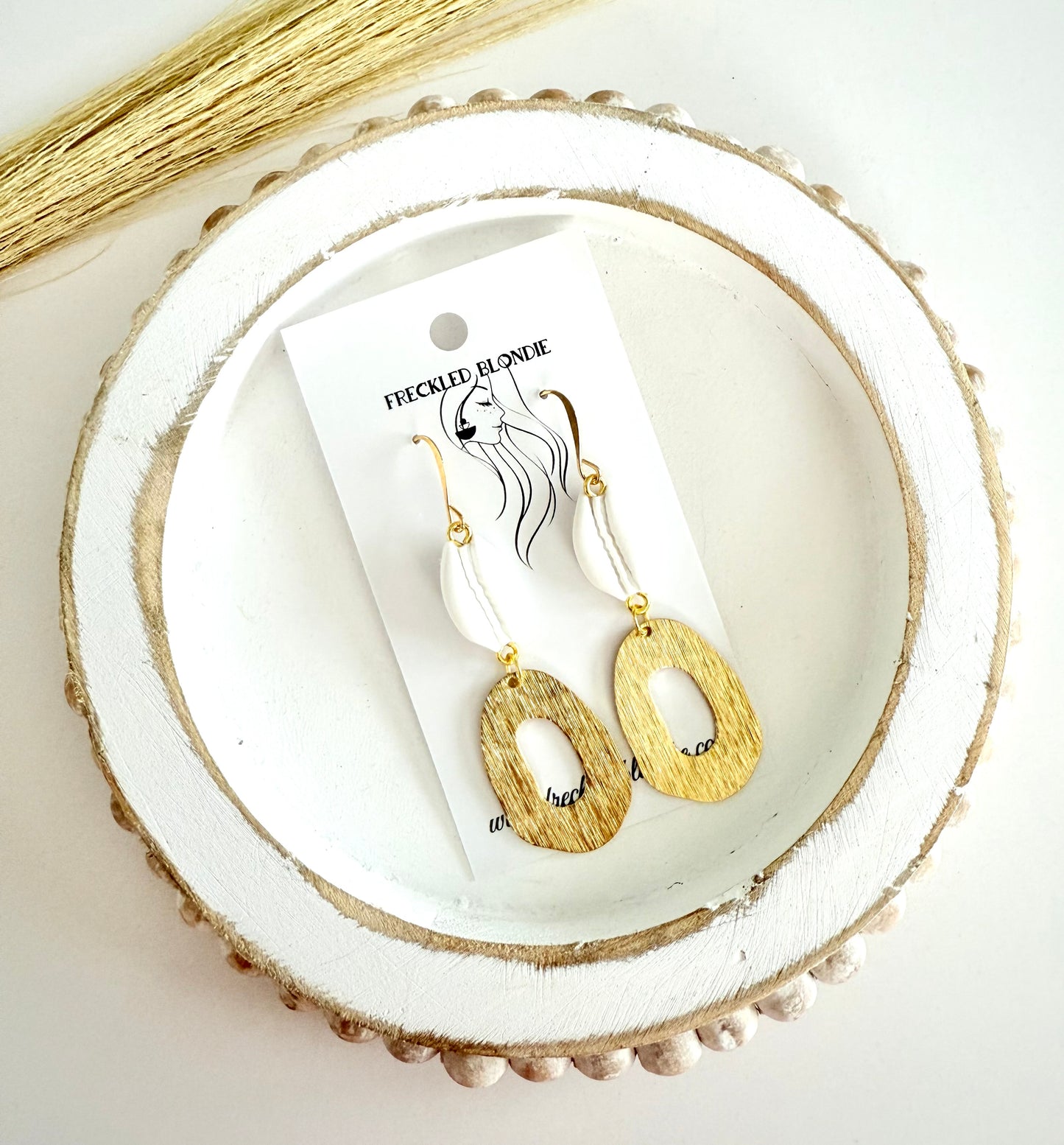 Cowrie Shell Dangles