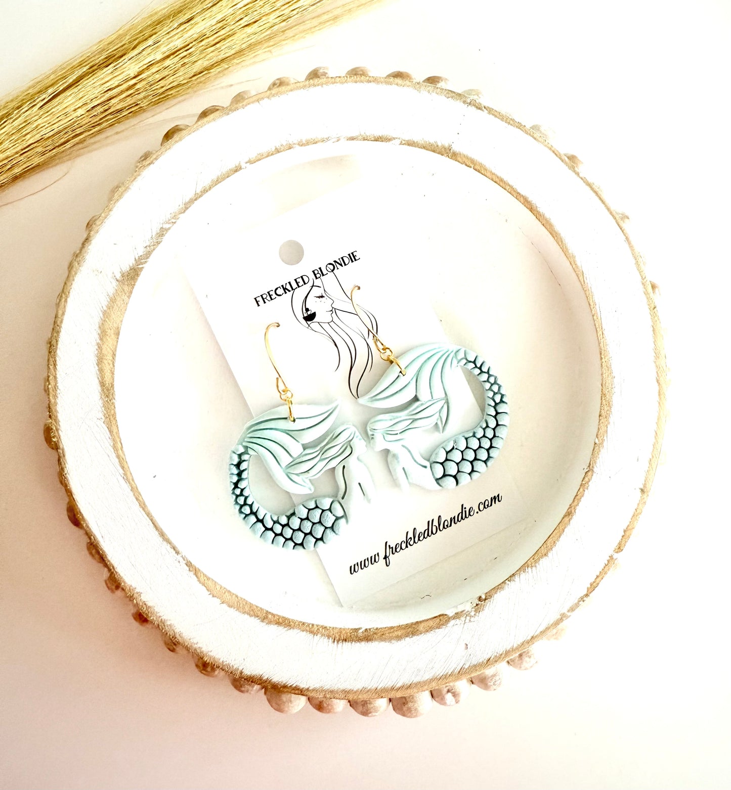 Seafoam Siren Dangles