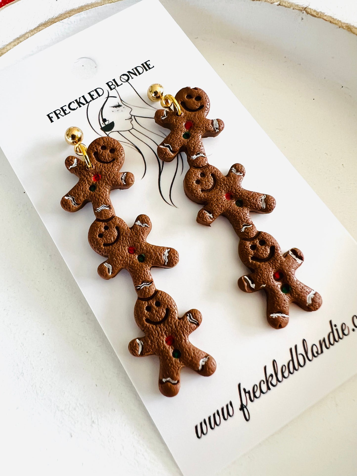 Gingerbread Dangles