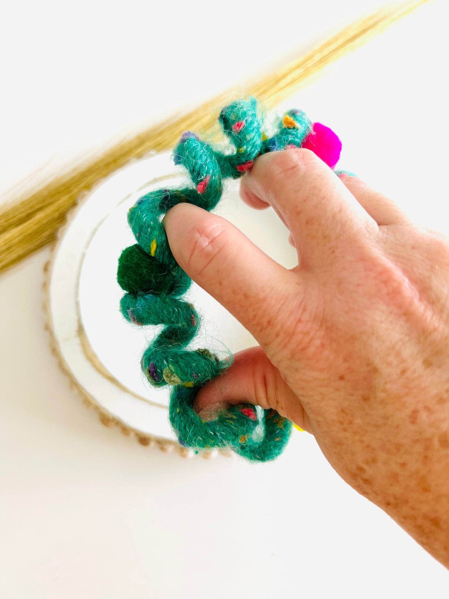 Boho Spiral Scrunchie