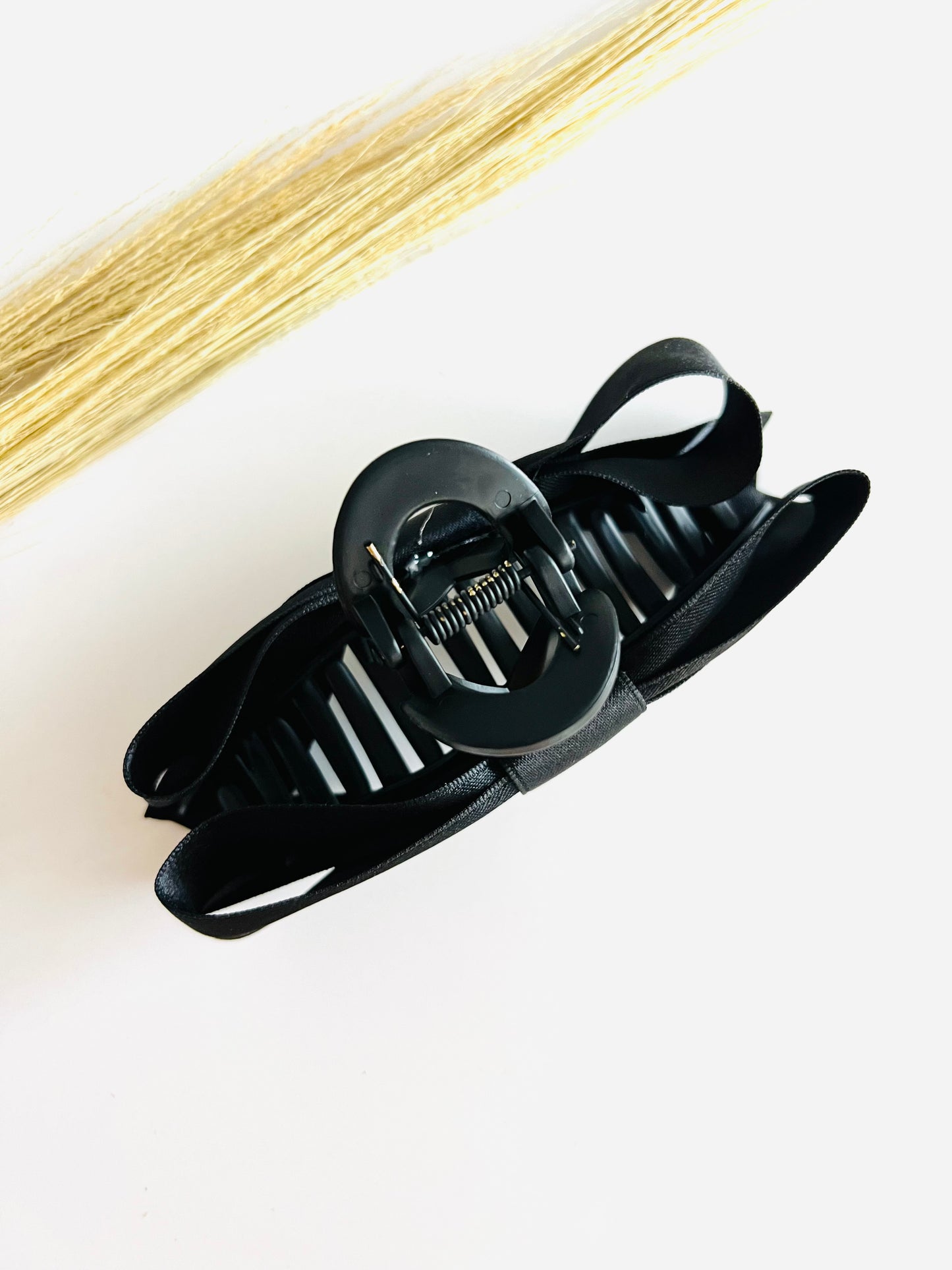 Matte Black Satin Clip