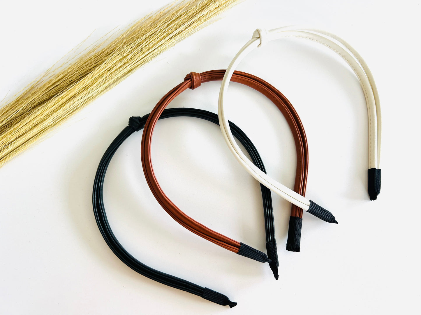 Knotted Headband in Alabaster