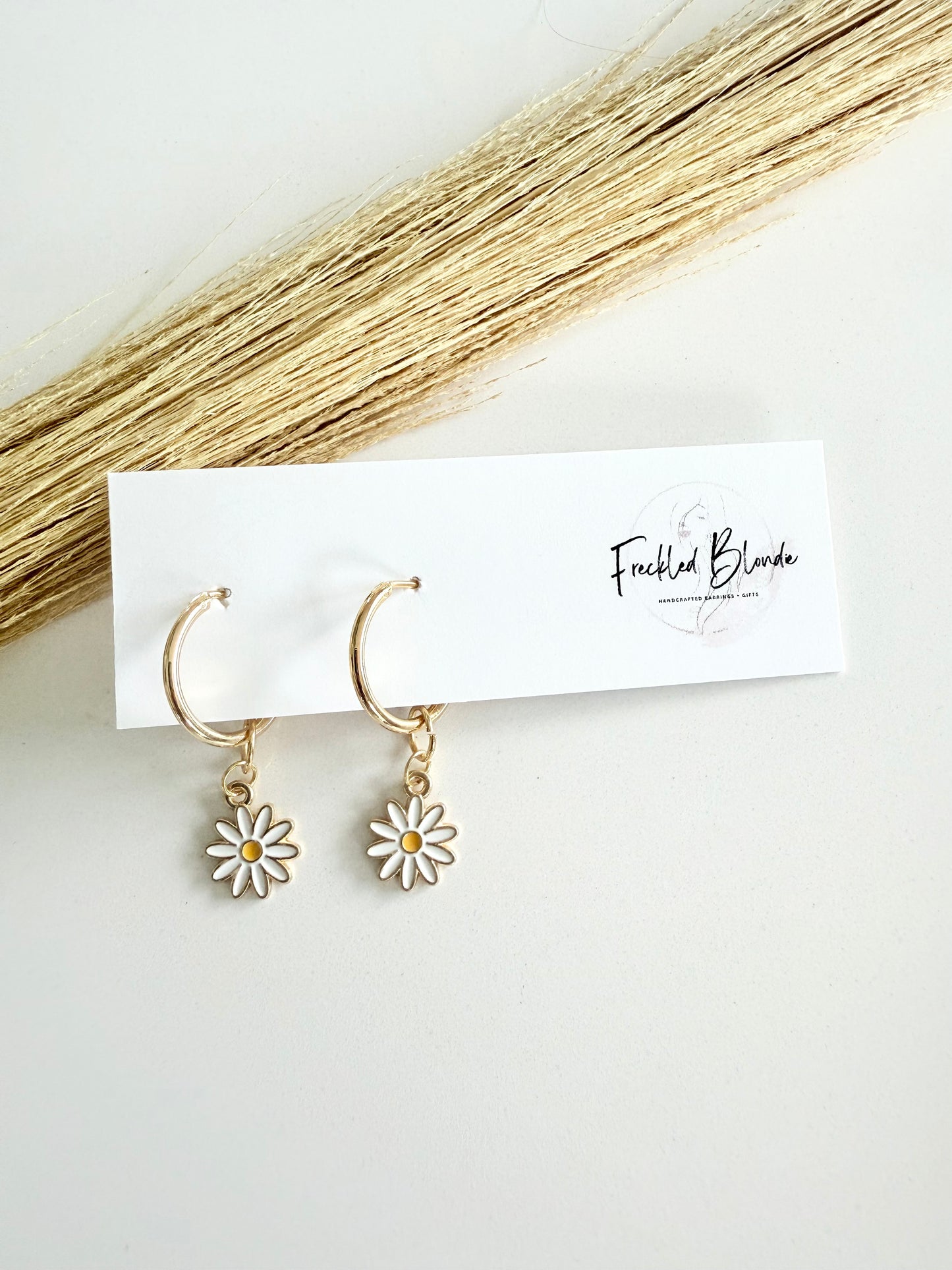 Daisy Charms + Hoops