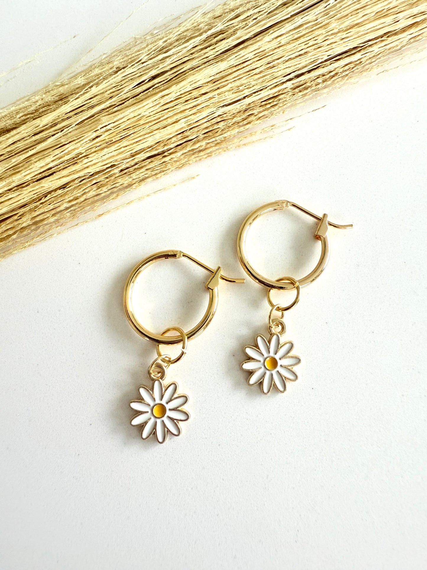 Daisy Charms + Hoops