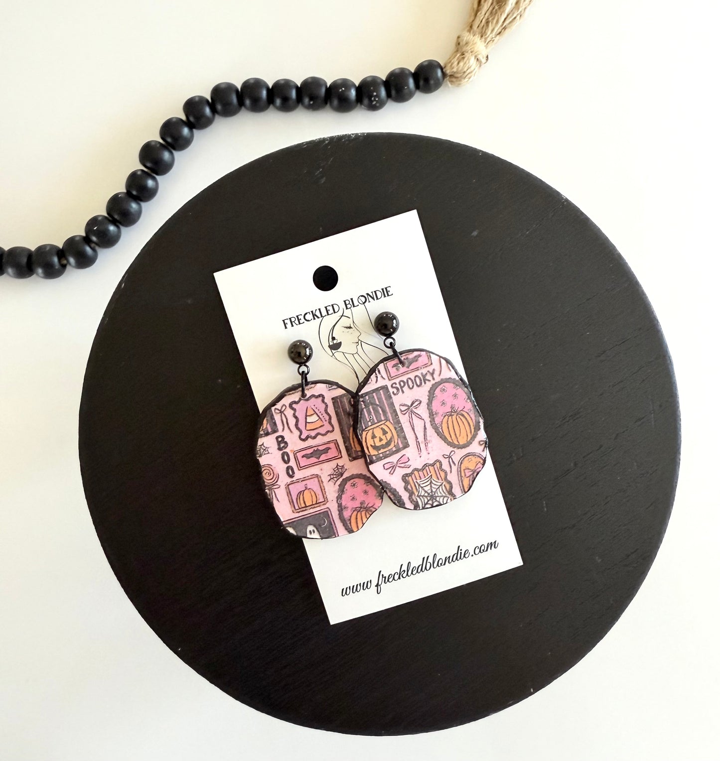 Pinkoween Large Dangles