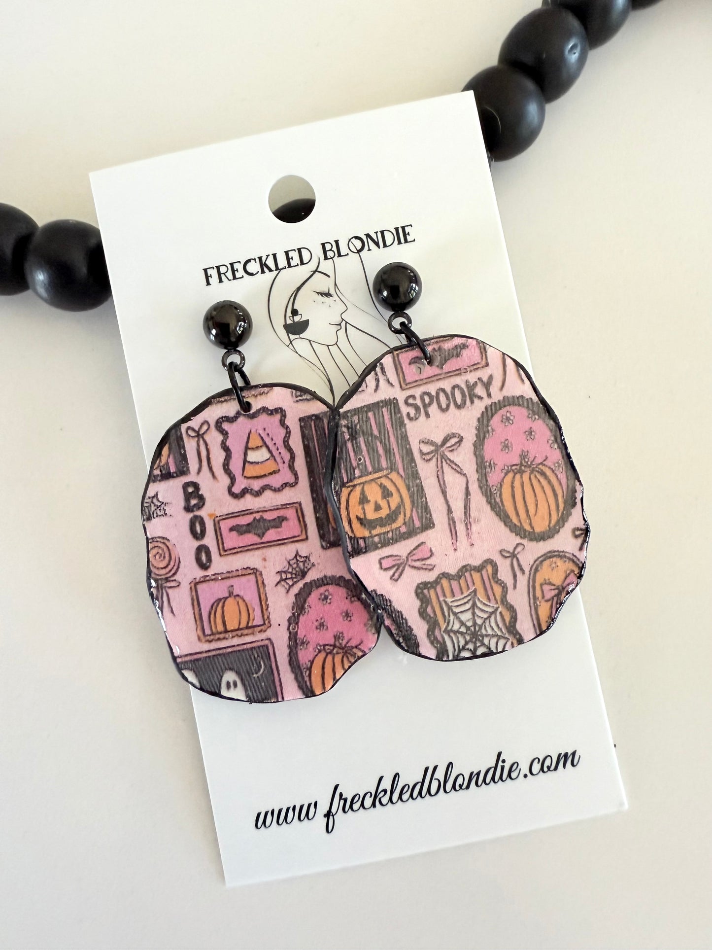 Pinkoween Large Dangles