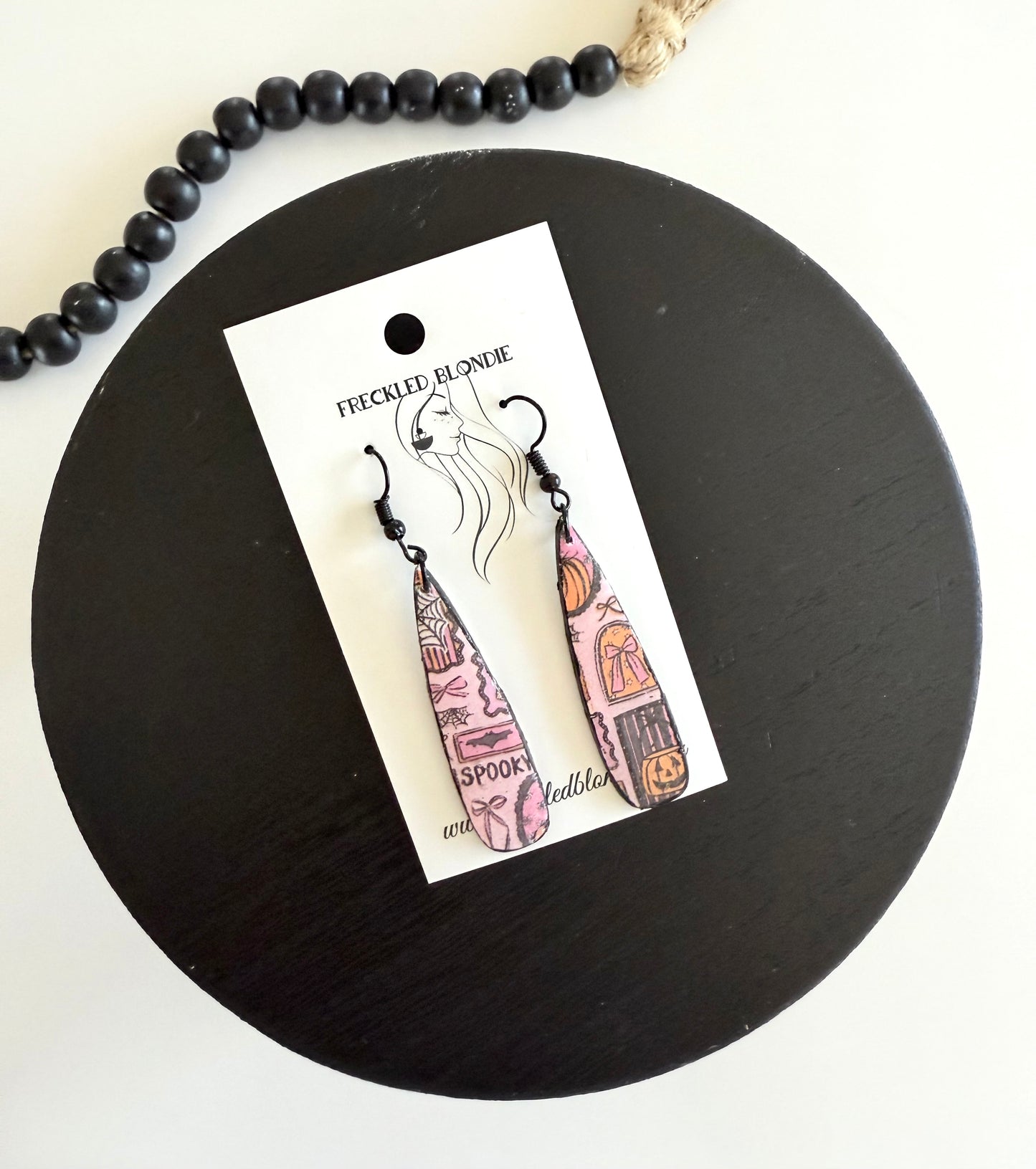 Pinkoween Dangles