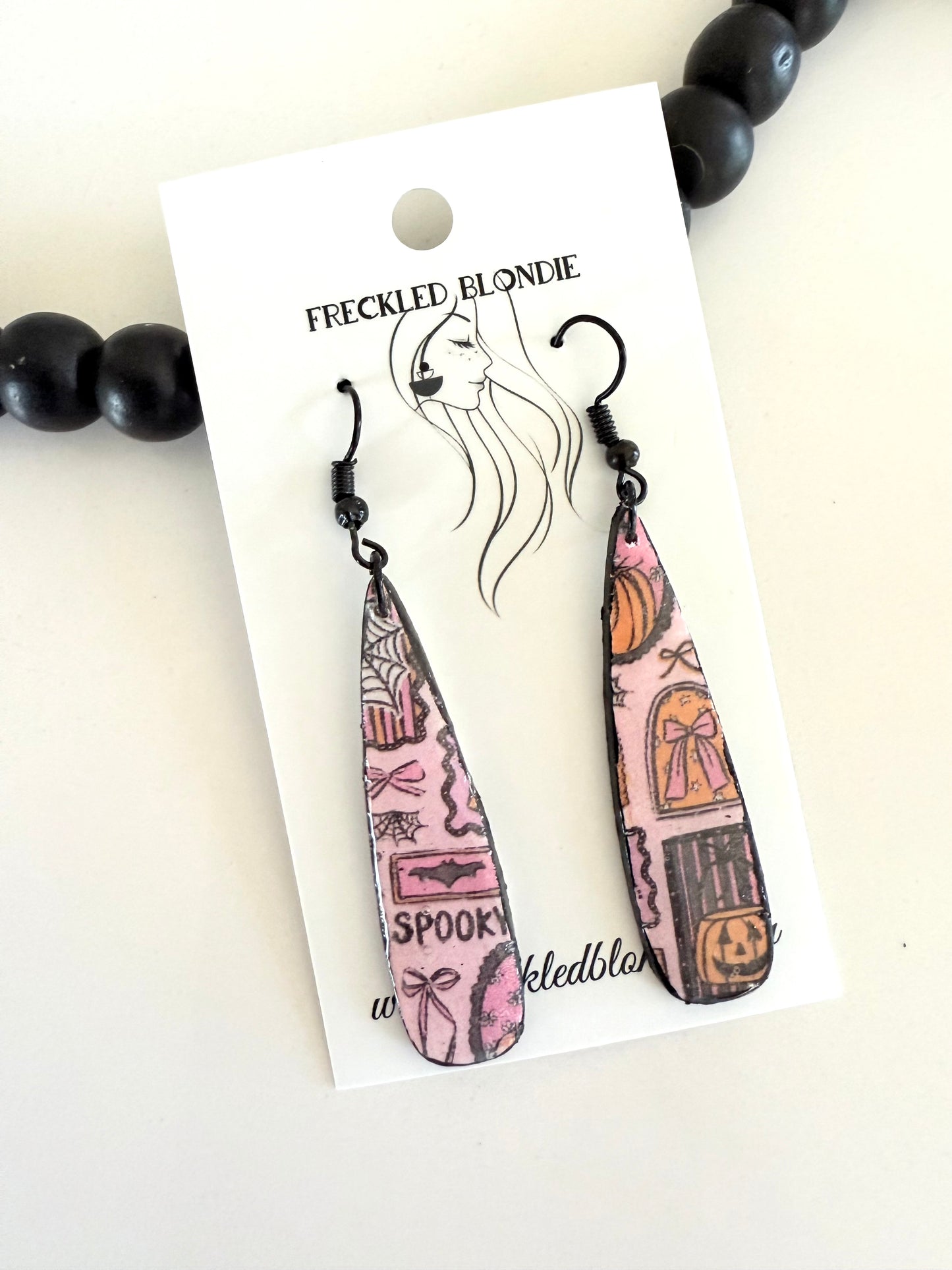 Pinkoween Dangles