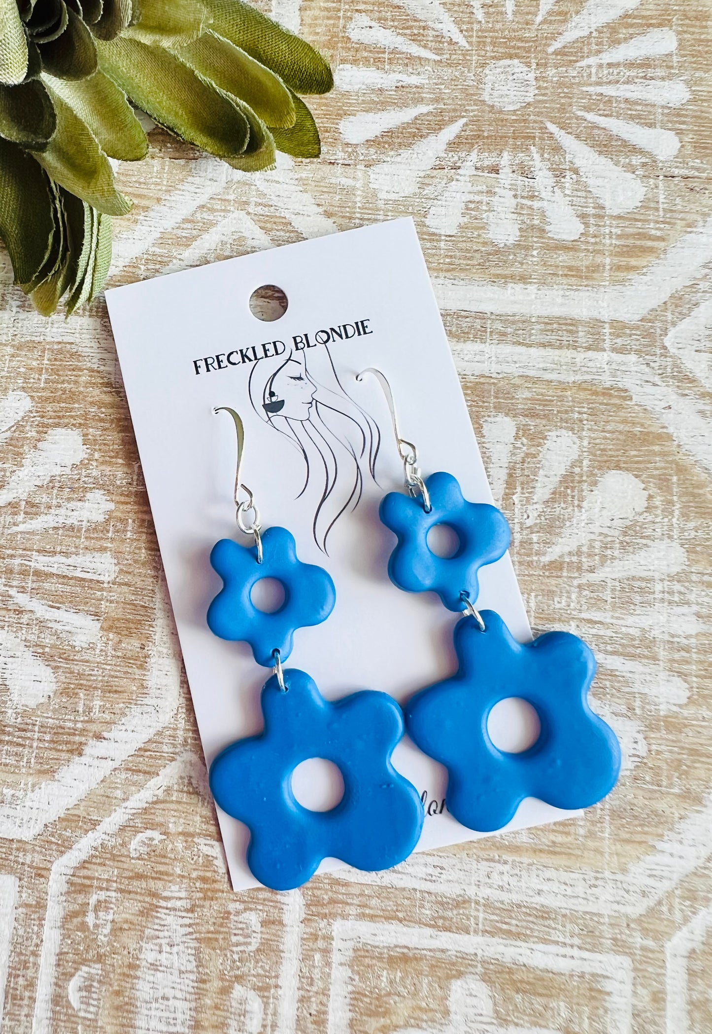 Blue Forget Me Not Dangles