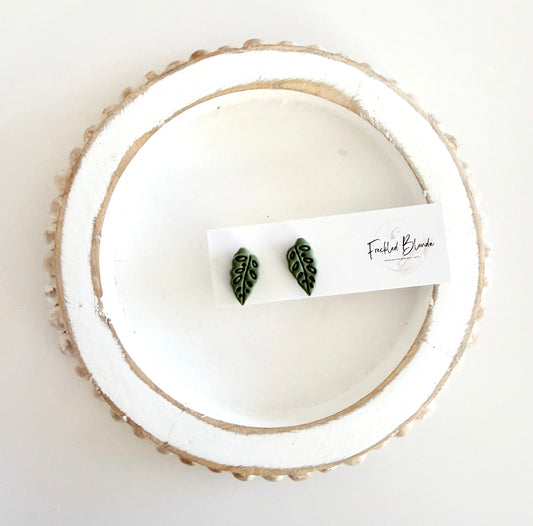 Coastal Fern Studs