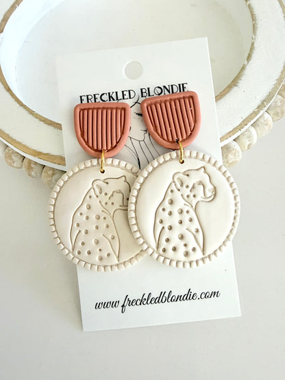 Sandbar Leopard Dangles