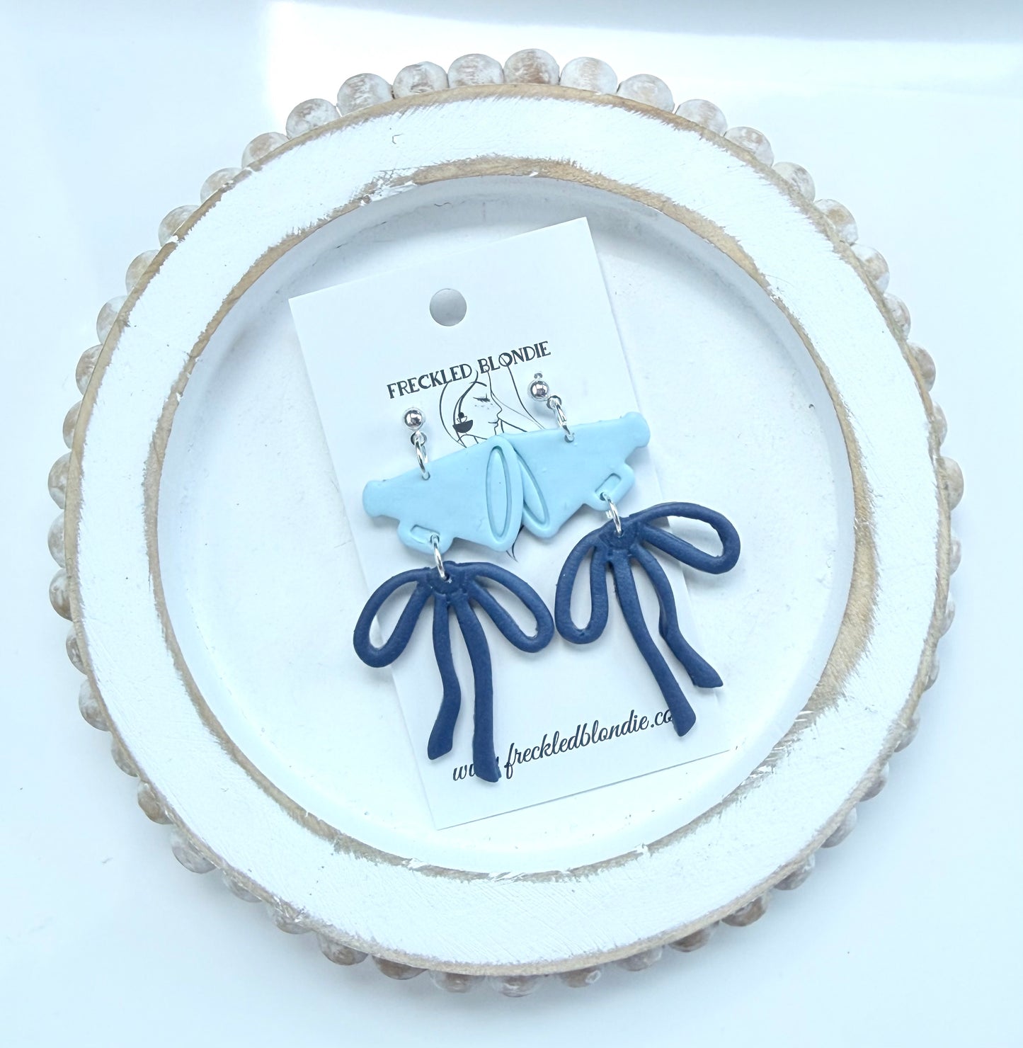 Customizable Meg + Bow Dangles
