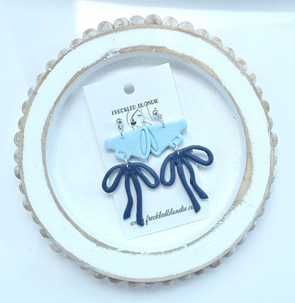 Customizable Meg + Bow Dangles