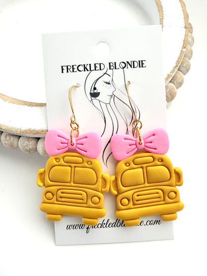 Buses & Bows Dangles