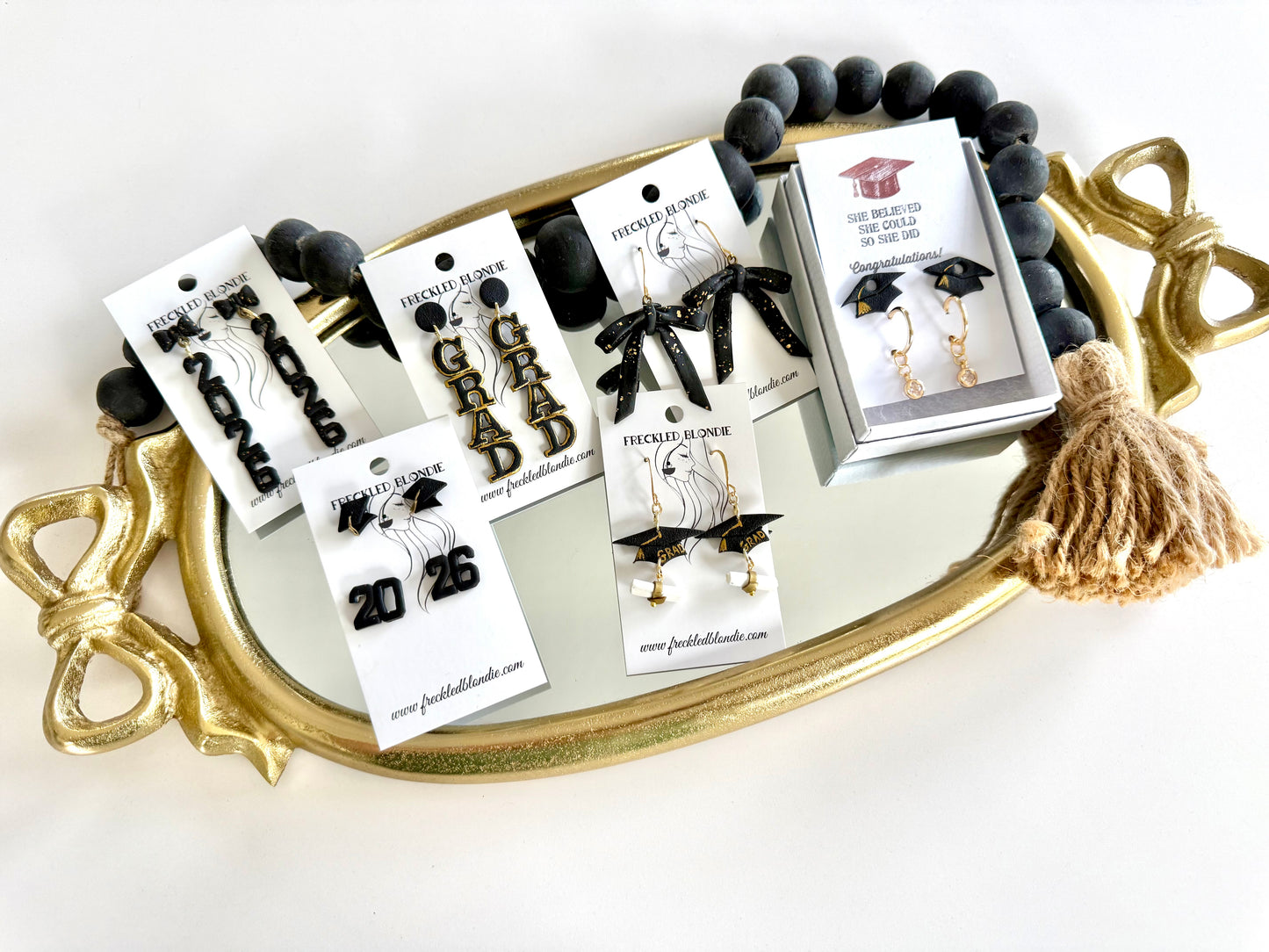 Grad Bow Dangles