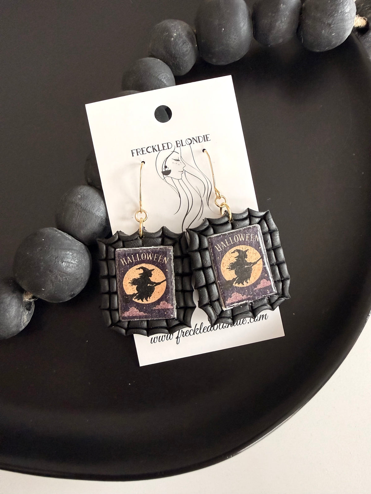 Witch Stamp Dangles