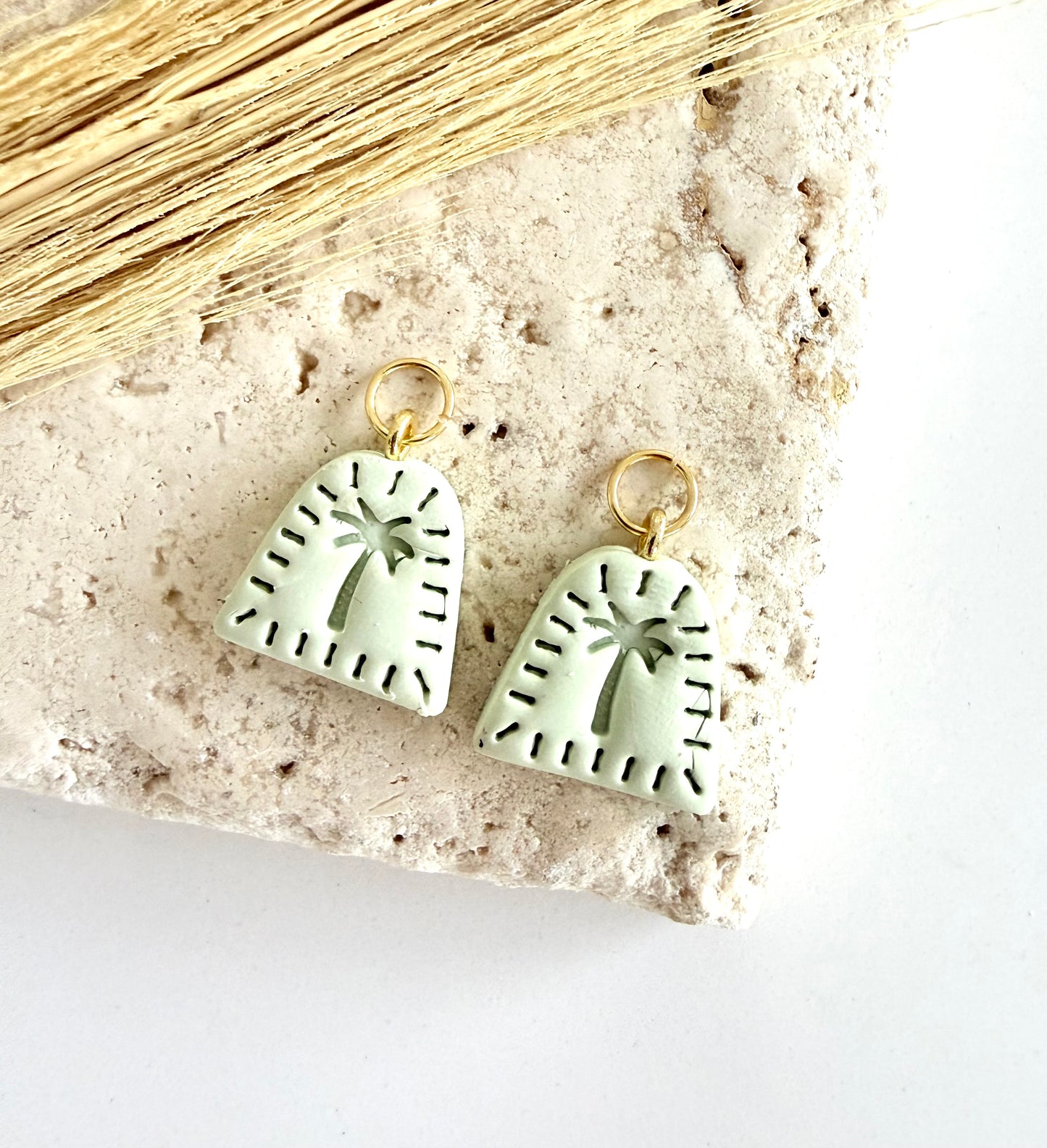 Palm Paradise Clay Charms