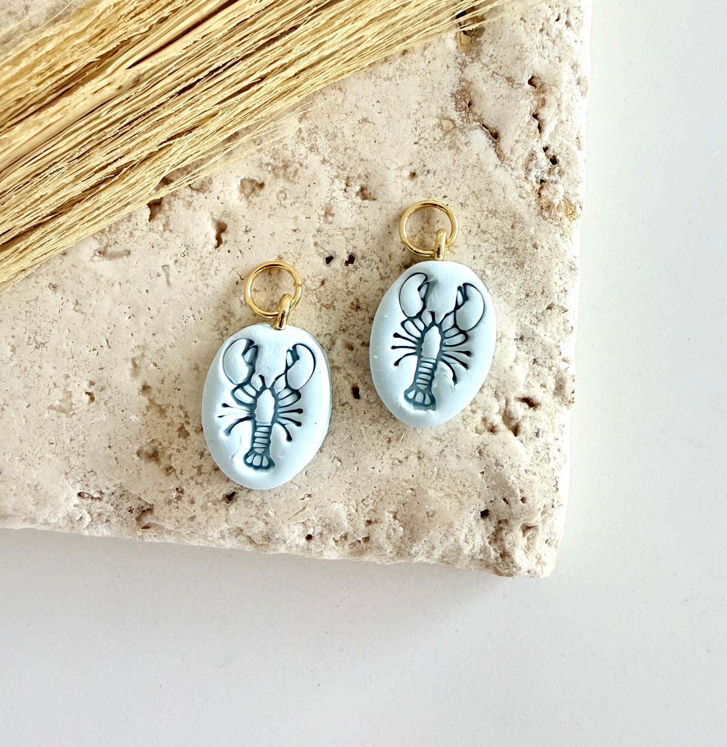 Lobster Love Clay Charms