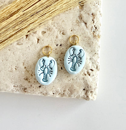 Lobster Love Clay Charms
