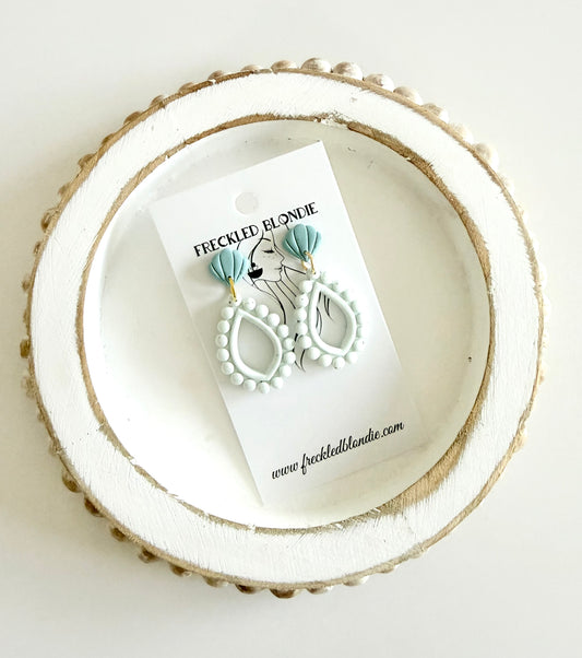 Sea Glass Drop Dangles