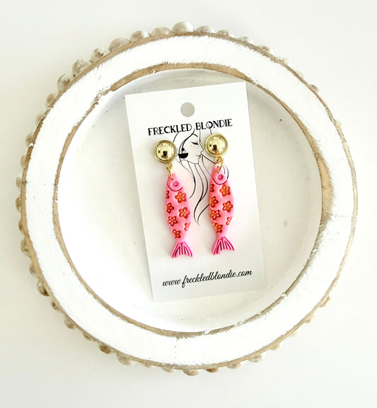 Bubblegum Reef Fish Dangles