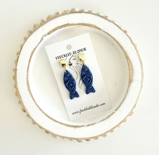 Midnight Tide Fish Dangles