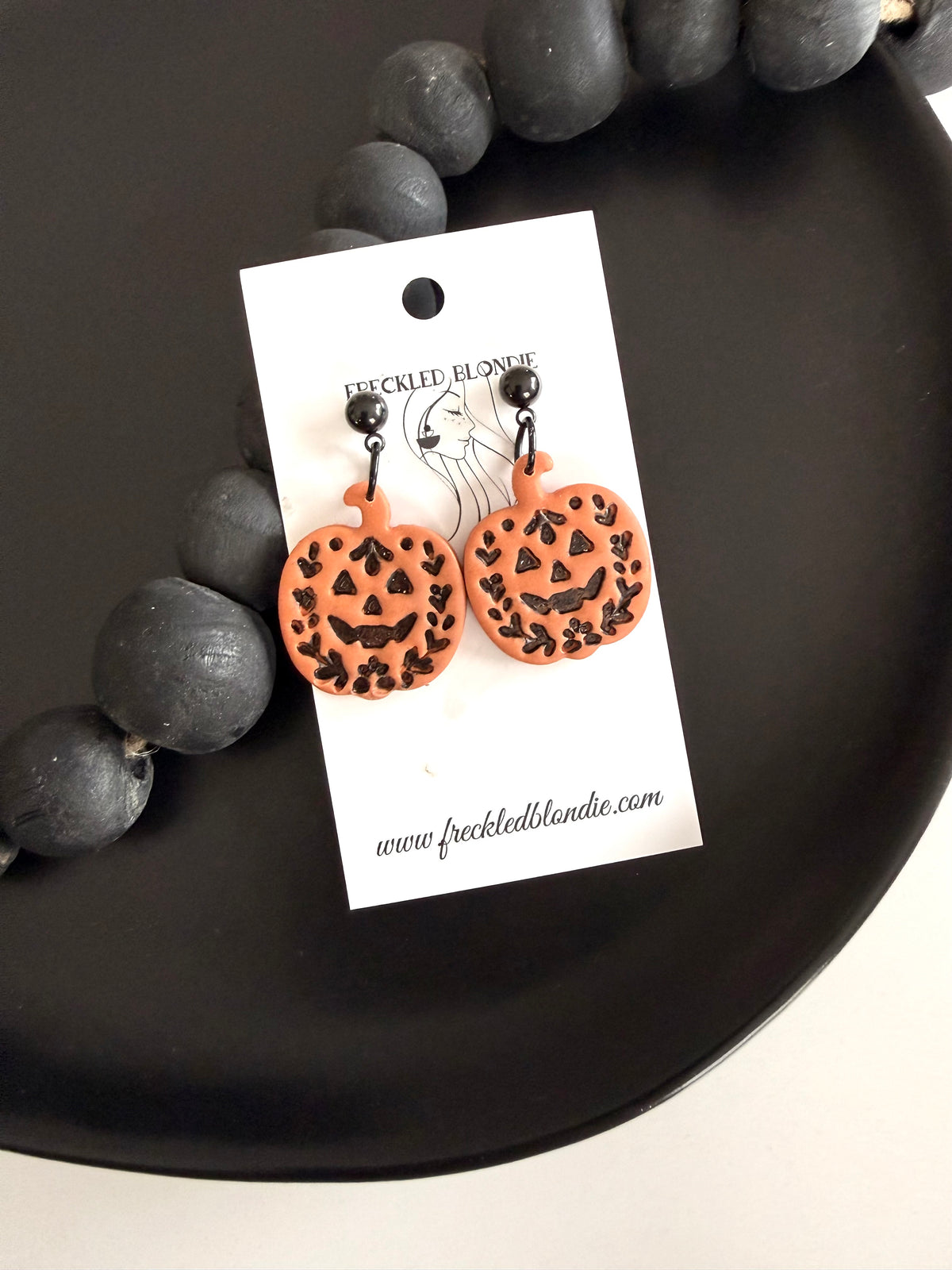Folk Jack O’Lantern Dangles