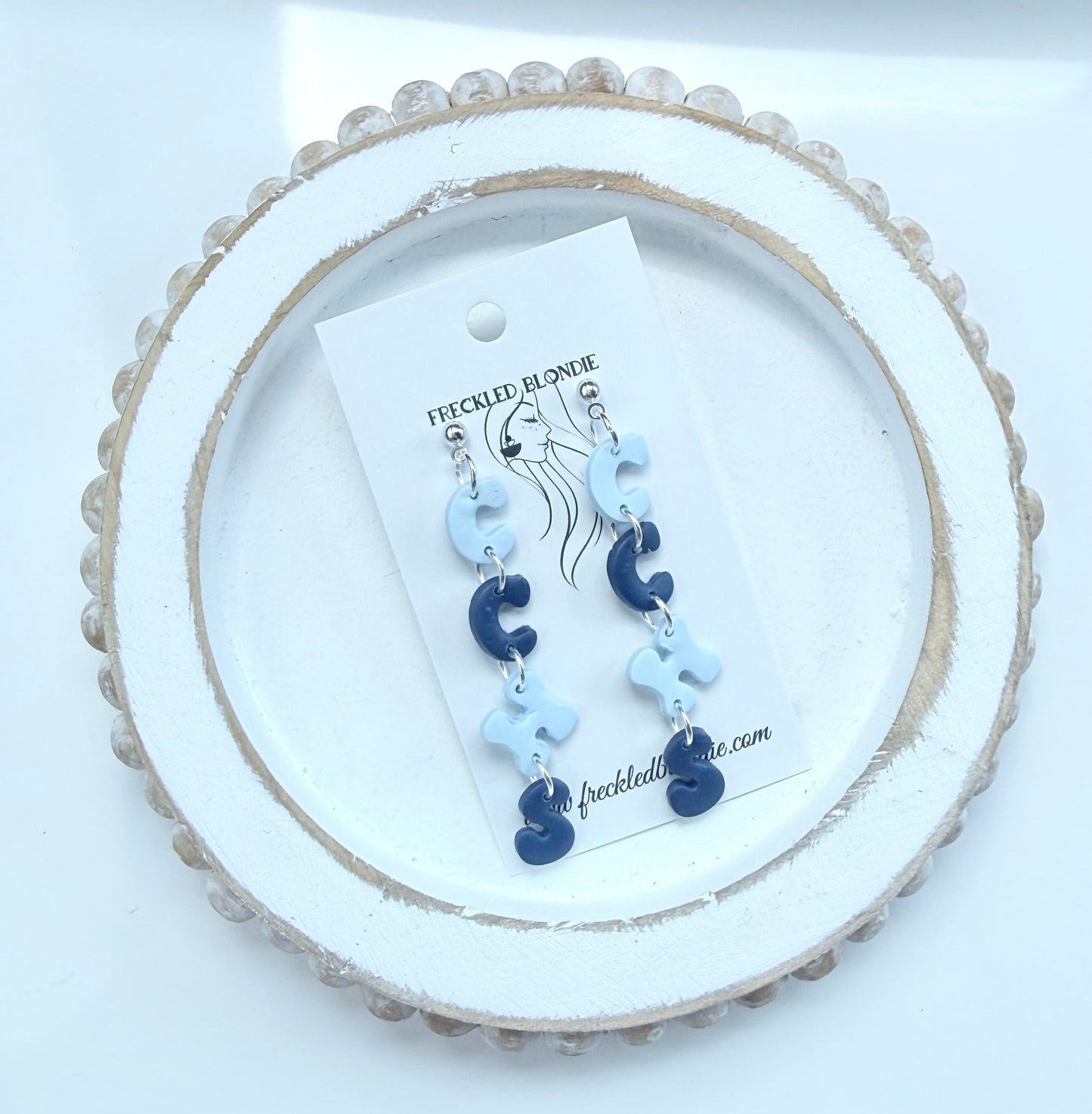 Customizable School Letter Dangles