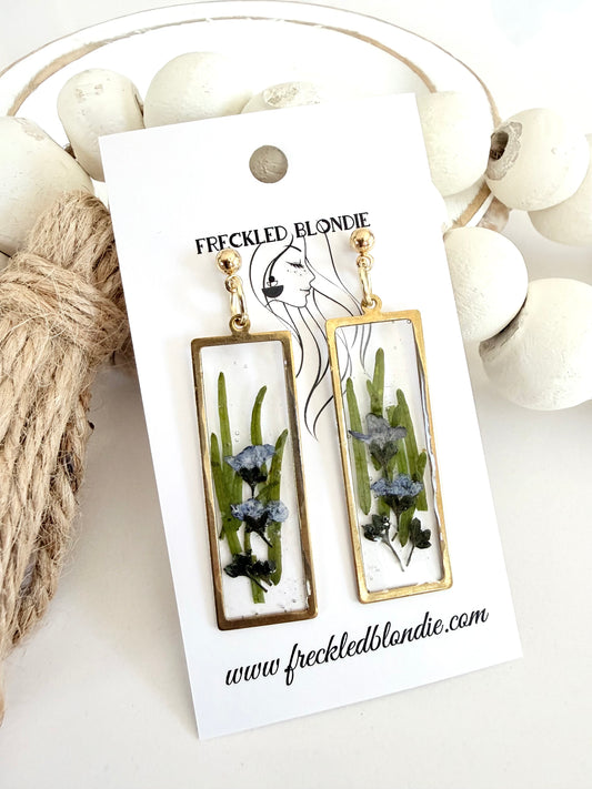 Rectangle Flower Dangles