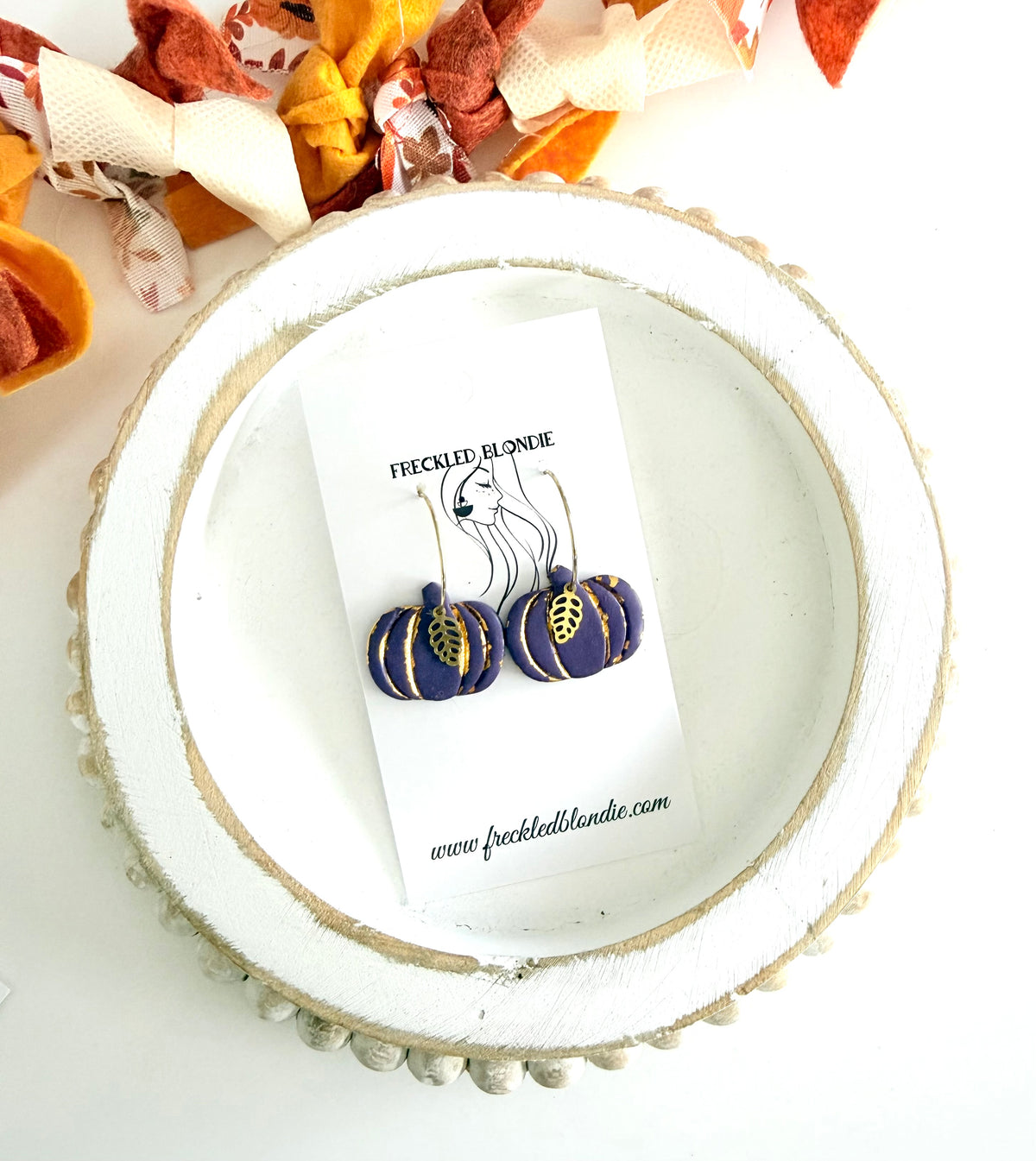 Purple Pumkin Hoops