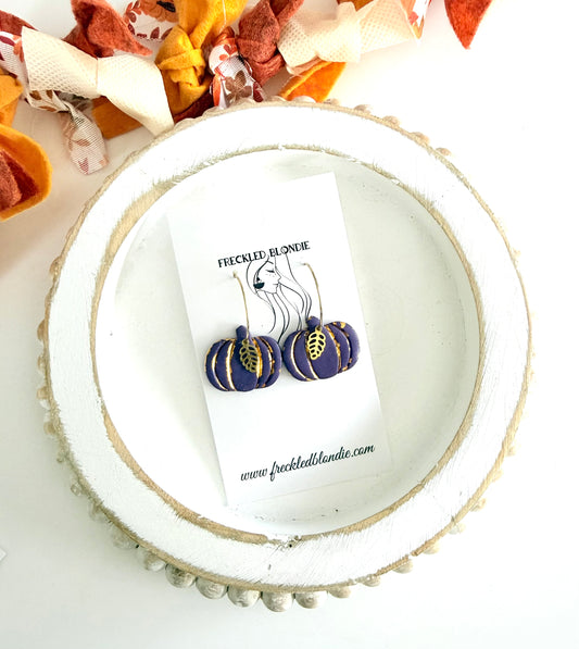 Purple Pumkin Hoops