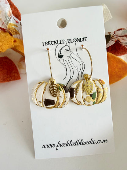 Multi Colored Pumpkin Hoops