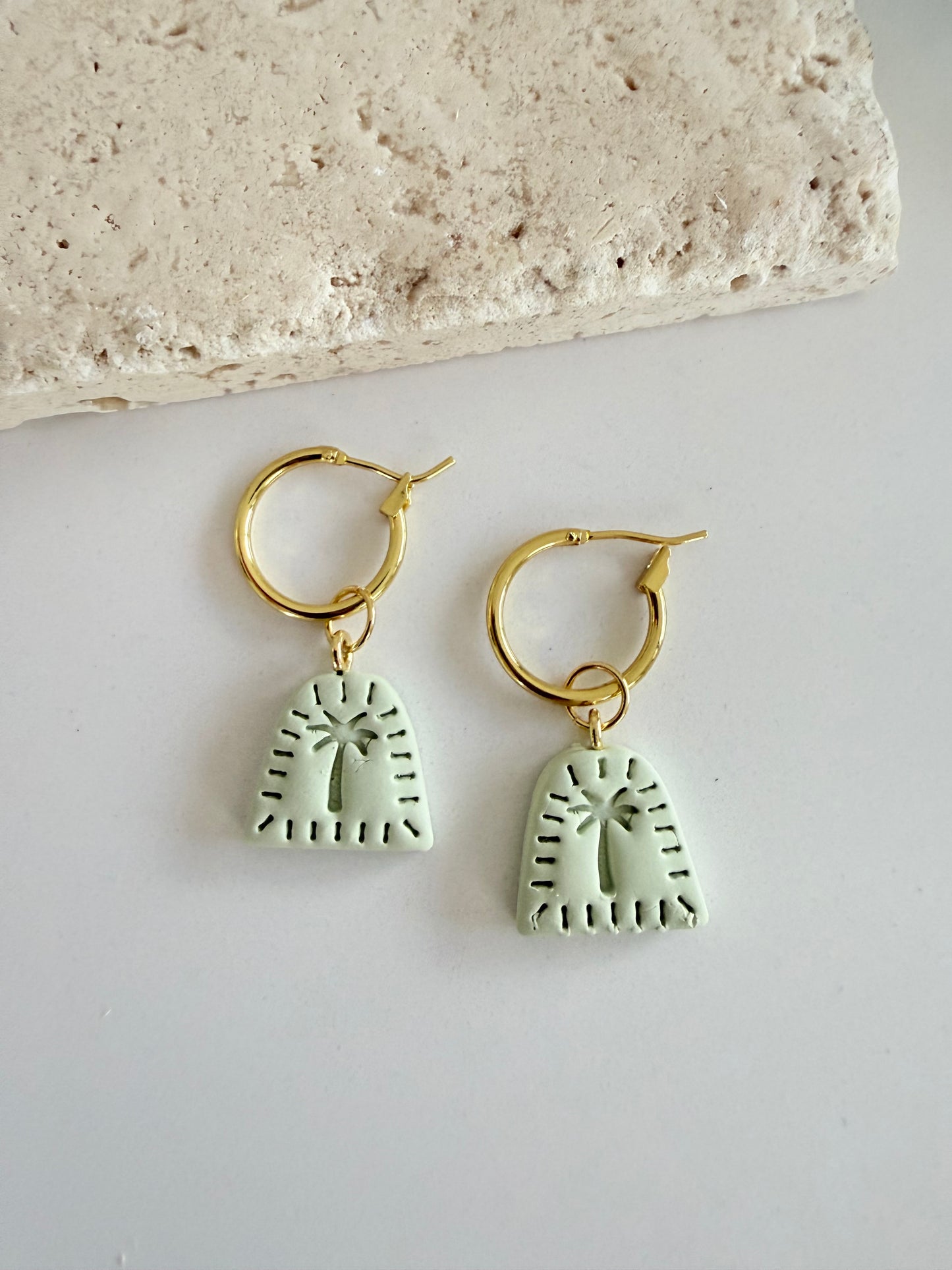 Palm Paradise Clay Charms